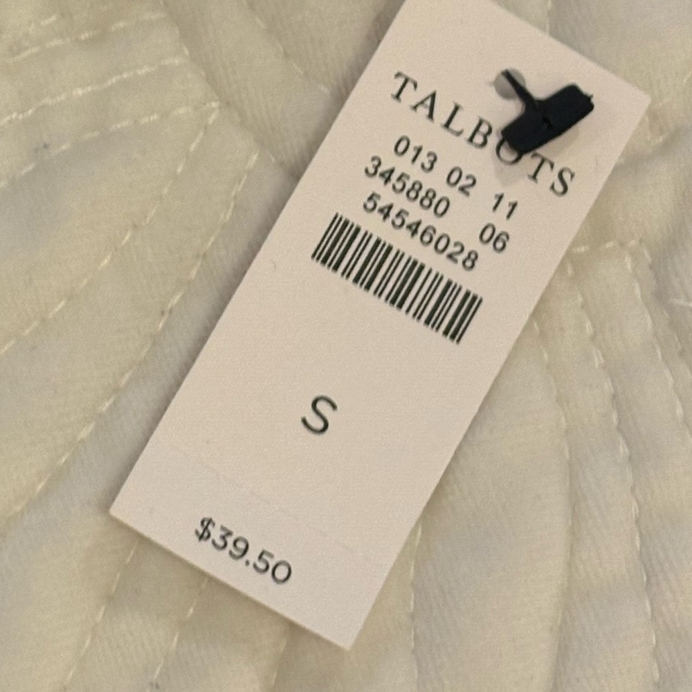 Brand New Talbots Classic Navy Women's Top NWT size Small Soft - Picture 6 of 6